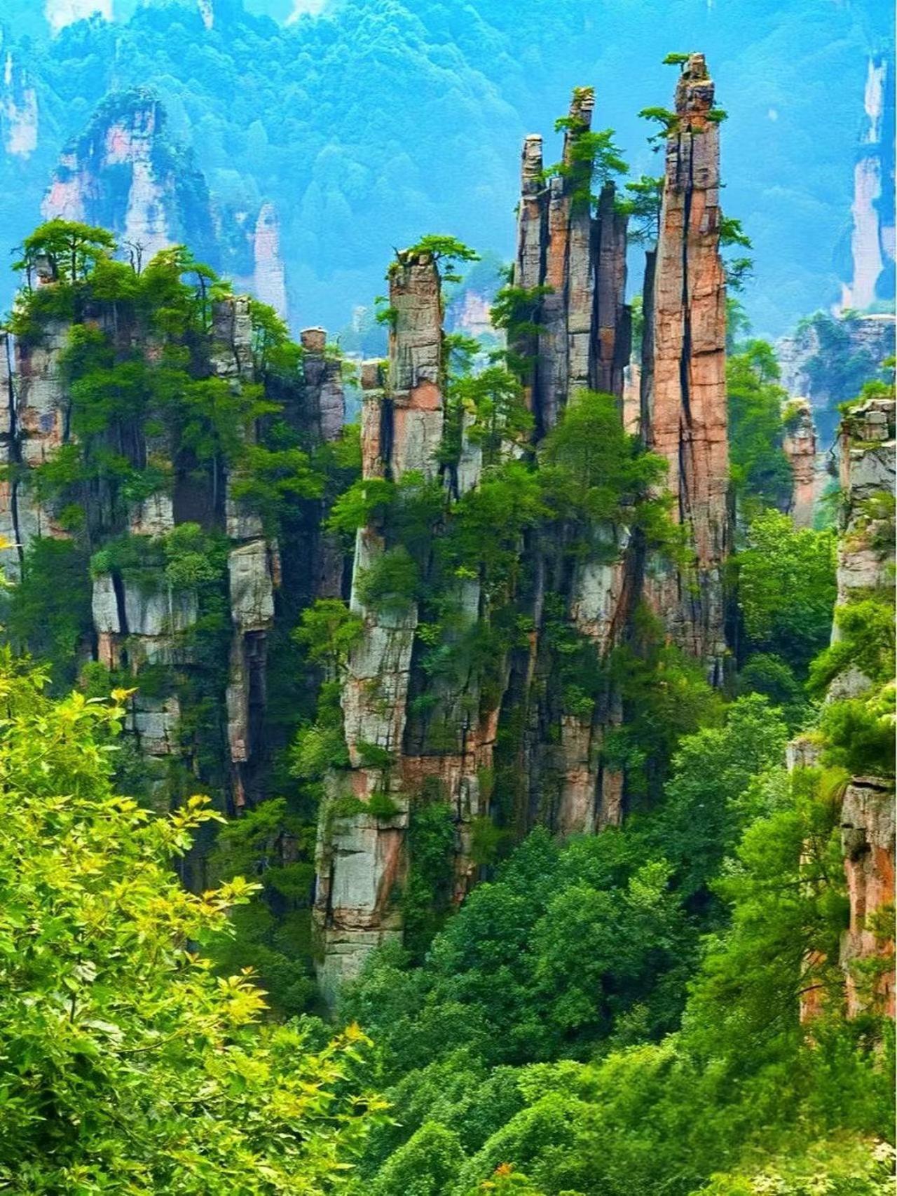 Yijingju Humanistic Inn Zhangjiajie Exteriör bild